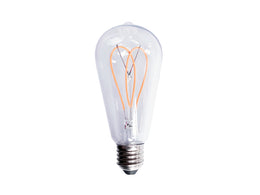 4W LED Vintage Filament Light Bulb L101-J ST64 - Galaxy Lighting NZ