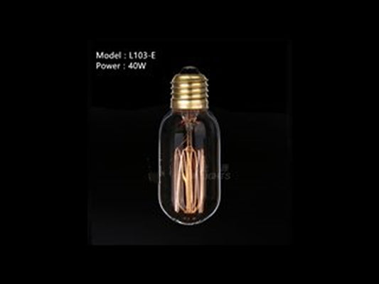 E27 Vintage Light Bulb,L103-E T45 - Galaxy Lighting NZ