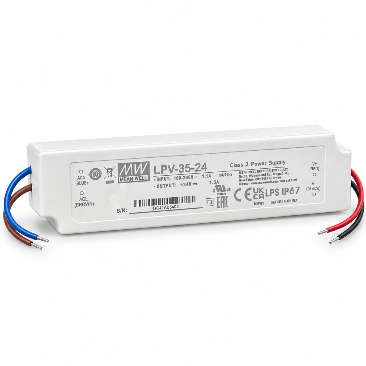 24V 35W IP67 LED strip driver