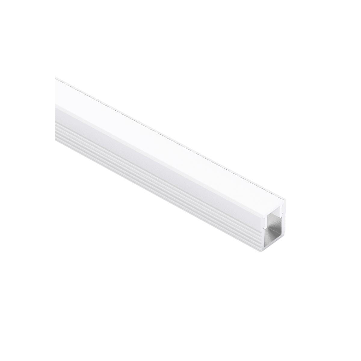 LS0709 Slim Surface Aluminium Profile, 2.5m - White