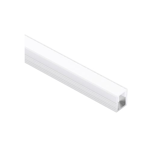 LS0709 Slim Surface Aluminium Profile, 2.5m - White
