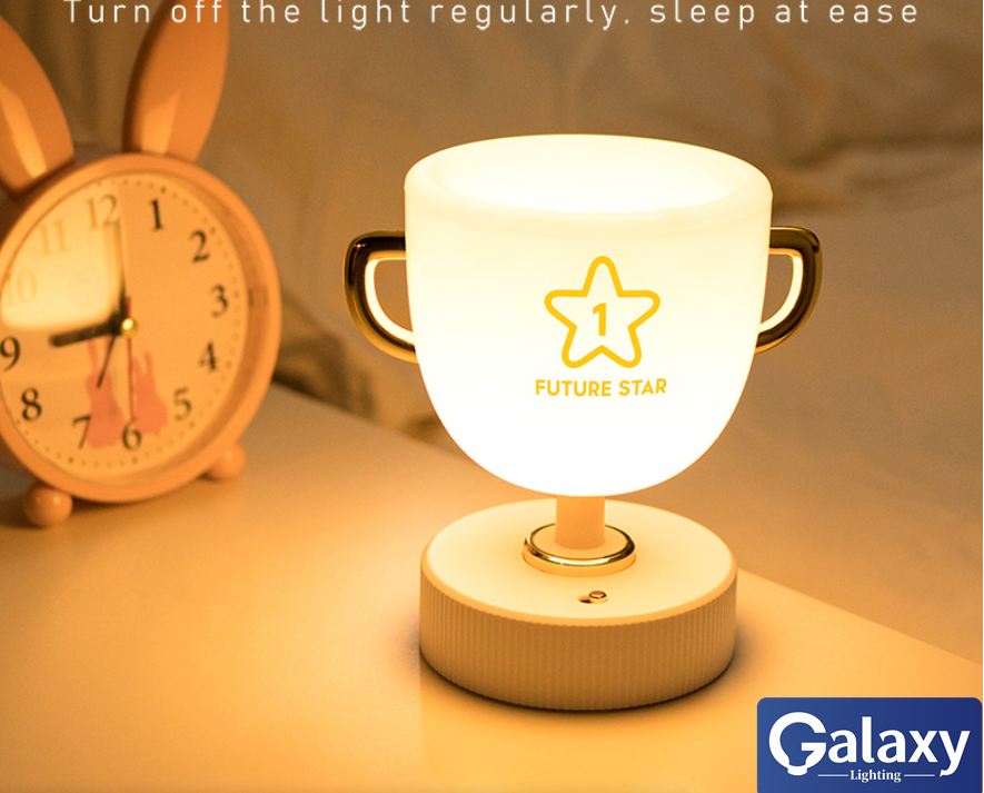 Trophy Night Light, USB Rechargeabel Night Light For Kids M108 - Galaxy Lighting NZ