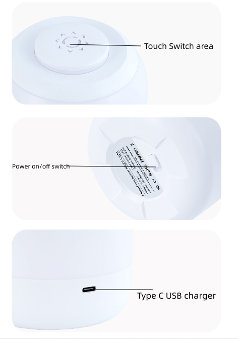 Barrel Night Light, USB Rechargeabel Night Light For Kids M114 - Galaxy Lighting NZ