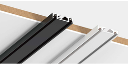 2m Black Surface mounted Track, Ultra Slim Magnetic Track Module, MT-T201-2m - Galaxy Lighting NZ