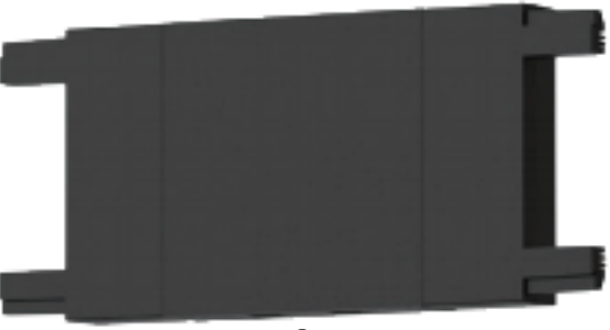 Joint for straight track, Ultra Slim Magnetic Track Module, MT-T204-A - Galaxy Lighting NZ