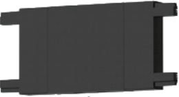 Joint for straight track, Ultra Slim Magnetic Track Module, MT-T204-A - Galaxy Lighting NZ