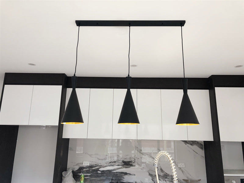 Black Modern Pendant Light P103-B - Galaxy Lighting NZ