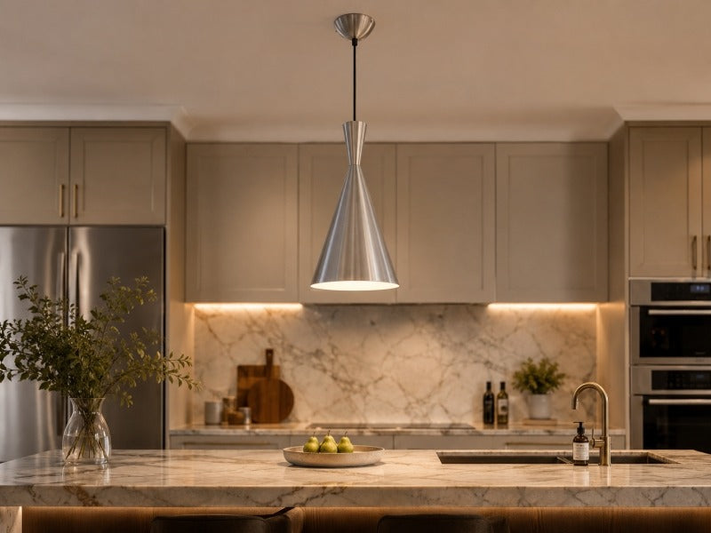 Silver Modern Pendant Light P103-Silver