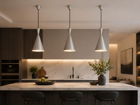 Silver Modern Pendant Light P103-Silver