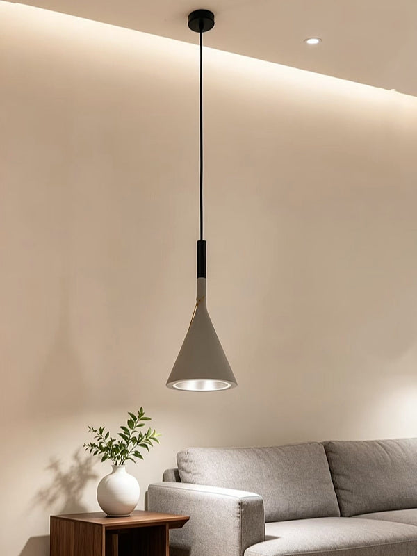 Concrete Pendant Light P104-Grey - Galaxy Lighting NZ