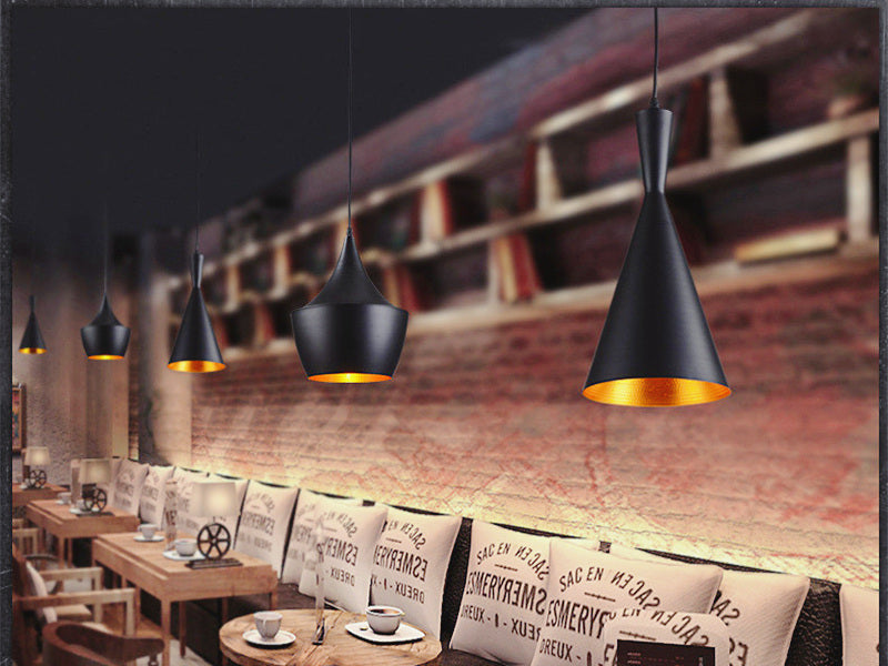 Black Modern Pendant Light P103-B - Galaxy Lighting NZ