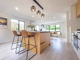 Smoky Grey Glass Pendant Light P105-1.1M - Galaxy Lighting NZ