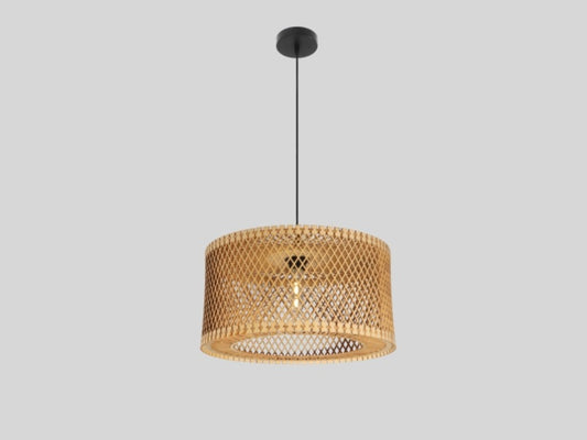 Wood Pendant Light P106-45cm,Two Sizes - Galaxy Lighting NZ