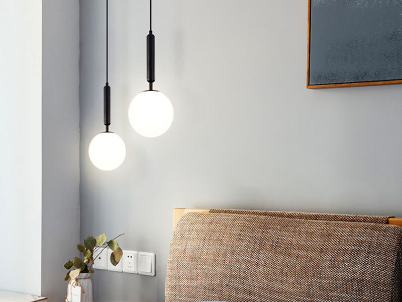 Black Modern Pendant Light P107-Black - Galaxy Lighting NZ
