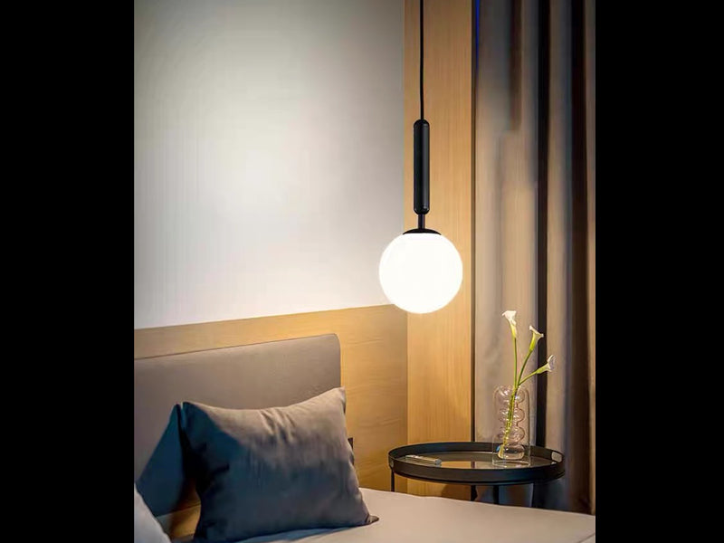 Black Modern Pendant Light P107-Black - Galaxy Lighting NZ