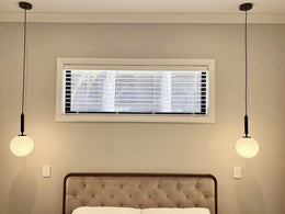 Black Modern Pendant Light P107-Black - Galaxy Lighting NZ