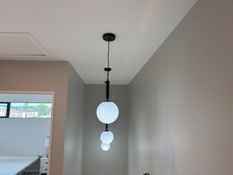 Black Modern Pendant Light P107-Black - Galaxy Lighting NZ