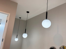 Black Modern Pendant Light P107-Black - Galaxy Lighting NZ