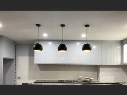 White Colour Interior Modern Pendant Light P108-B - Galaxy Lighting NZ