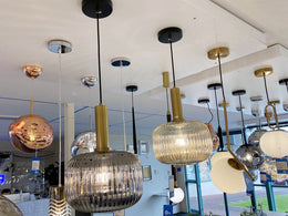 Smoky Grey Pendant Light P111-SG - Galaxy Lighting NZ
