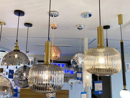 Smoky Grey Pendant Light P111-SG - Galaxy Lighting NZ
