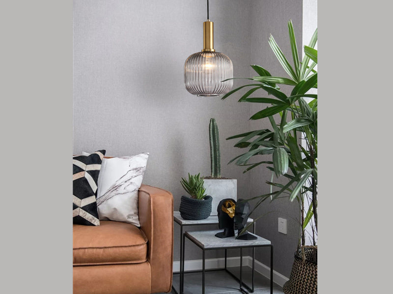 Smoky Grey Pendant Light P111-SG - Galaxy Lighting NZ