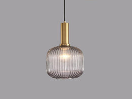 Smoky Grey Pendant Light P111-SG - Galaxy Lighting NZ