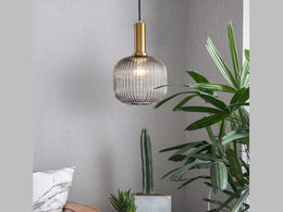 Smoky Grey Pendant Light P111-SG - Galaxy Lighting NZ