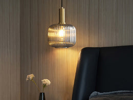 Smoky Grey Pendant Light P111-SG - Galaxy Lighting NZ