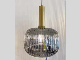 Smoky Grey Pendant Light P111-SG - Galaxy Lighting NZ