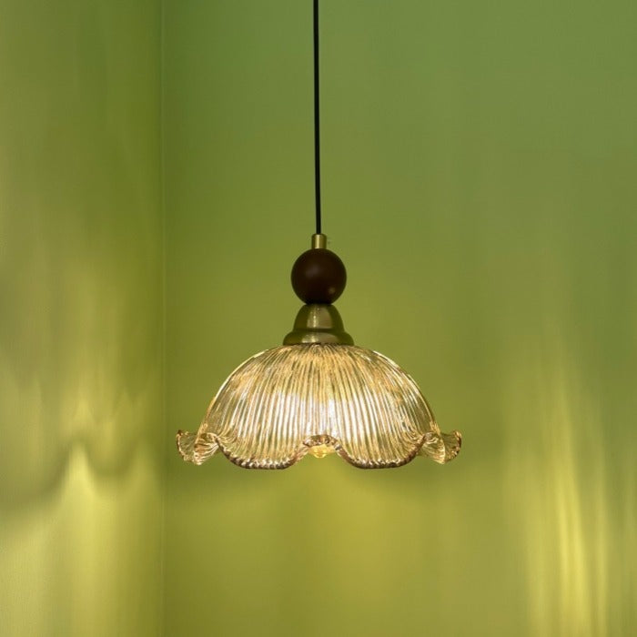 Vintage Glass Pendant Light P115