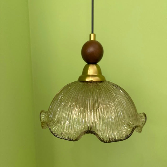 Vintage Glass Pendant Light P115