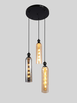 Vintage Style Glass Pendant Light P140-40cm - Galaxy Lighting NZ