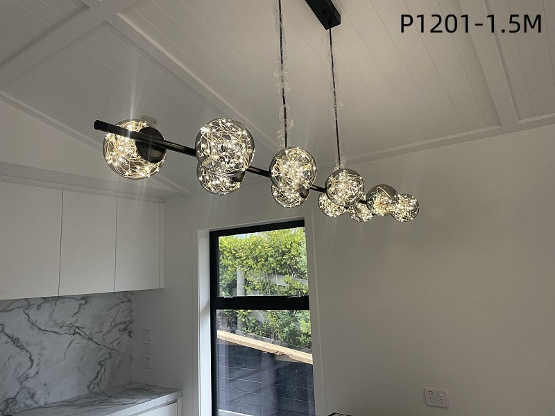 Unique Firework LED Kitchen Pendant Light P1201-1.5M - Galaxy Lighting NZ