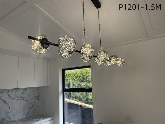 Unique Firework LED Kitchen Pendant Light P1201-1.5M - Galaxy Lighting NZ