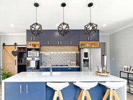 Black Pendant Light ,Three Sizes P124-35cm - Galaxy Lighting NZ
