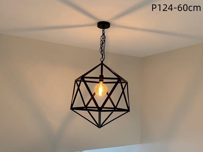 Black Pendant Light ,Three Sizes P124-60cm - Galaxy Lighting NZ
