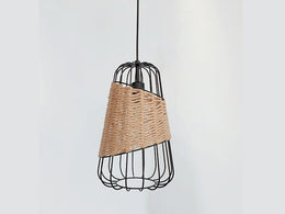 Hemp Rope Pendant Light P125 - Galaxy Lighting NZ