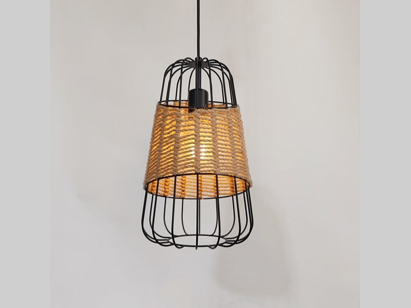 Hemp Rope Pendant Light P125 - Galaxy Lighting NZ