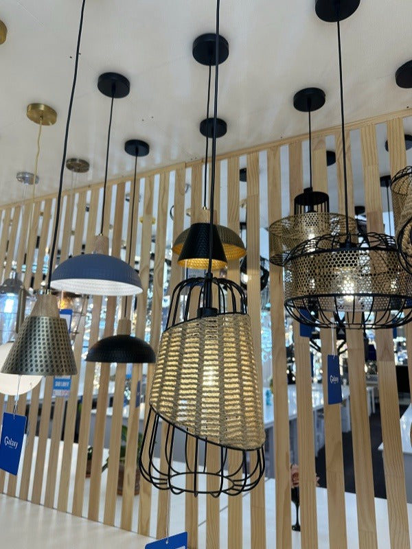 Hemp Rope Pendant Light P125 - Galaxy Lighting NZ