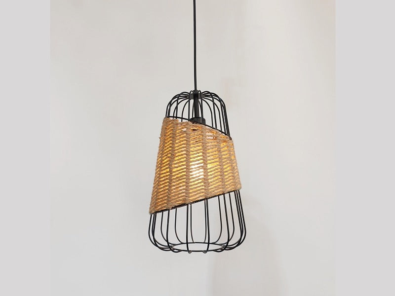 Hemp Rope Pendant Light P125 - Galaxy Lighting NZ