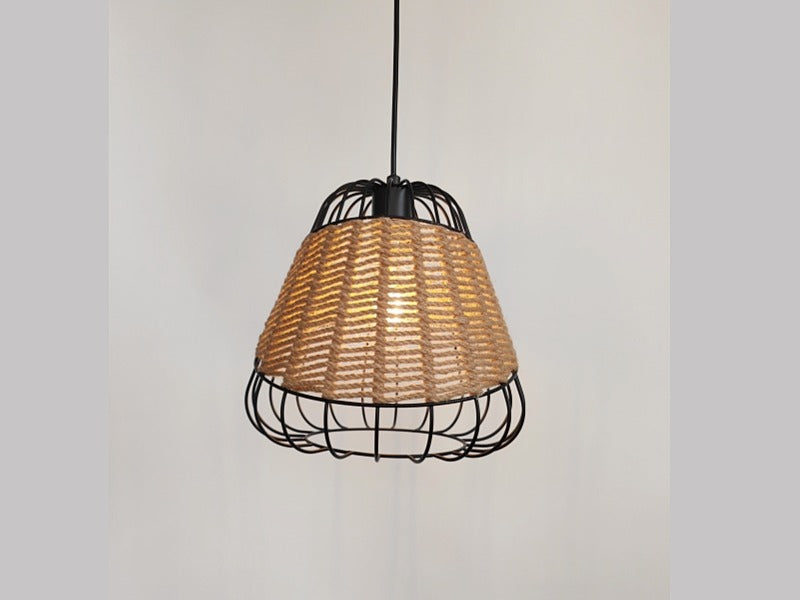 Hemp Rope Pendant Light P126 - Galaxy Lighting NZ