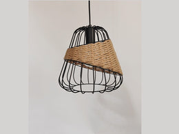 Hemp Rope Pendant Light P126 - Galaxy Lighting NZ