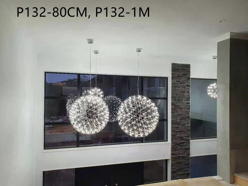 LED Pendant Light P132-80cm，Four sizes - Galaxy Lighting NZ