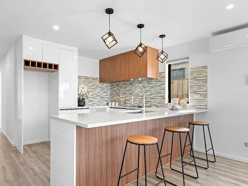 Single Black Pendant Light P134 - Galaxy Lighting NZ
