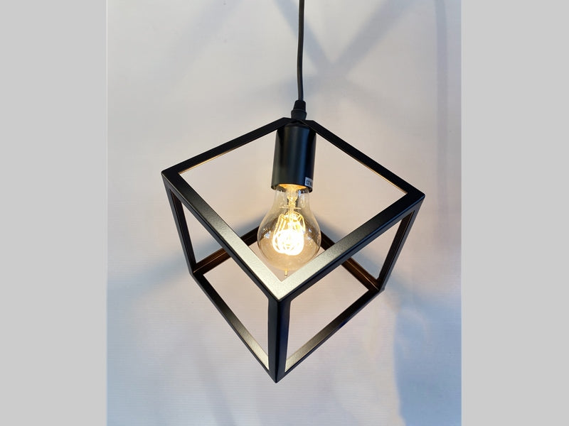 Single Black Pendant Light P134 - Galaxy Lighting NZ