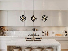 Single Black Pendant Light P134 - Galaxy Lighting NZ
