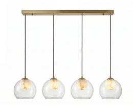 Glass LED Linear Pendant Light P136-1M
