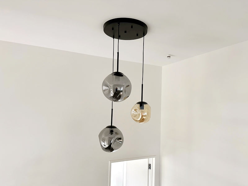 Glass Pendant Light P137-40cm - Galaxy Lighting NZ