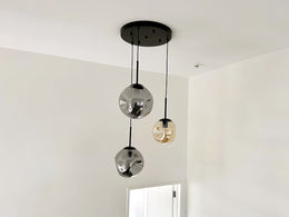 Glass Pendant Light P137-40cm - Galaxy Lighting NZ